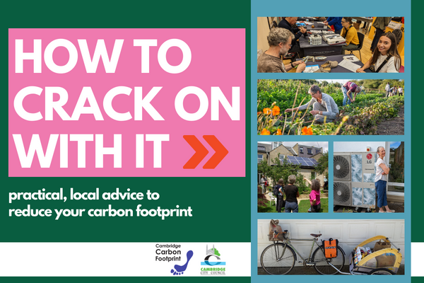 How to crack on with it: practical, local advice to reduce your carbon footprint