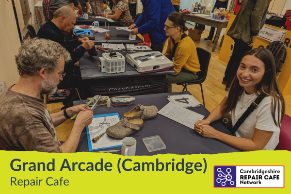 Grand Arcade Repair Cafe for International Repair Day