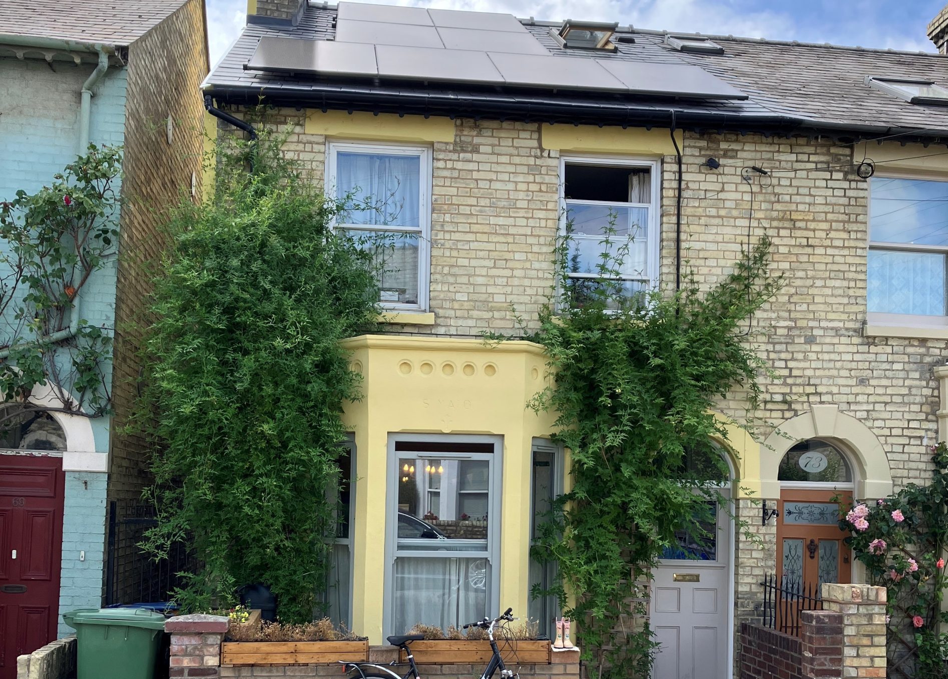 The Mayor's home with wall insulation and Solar PV, Abbey Rd