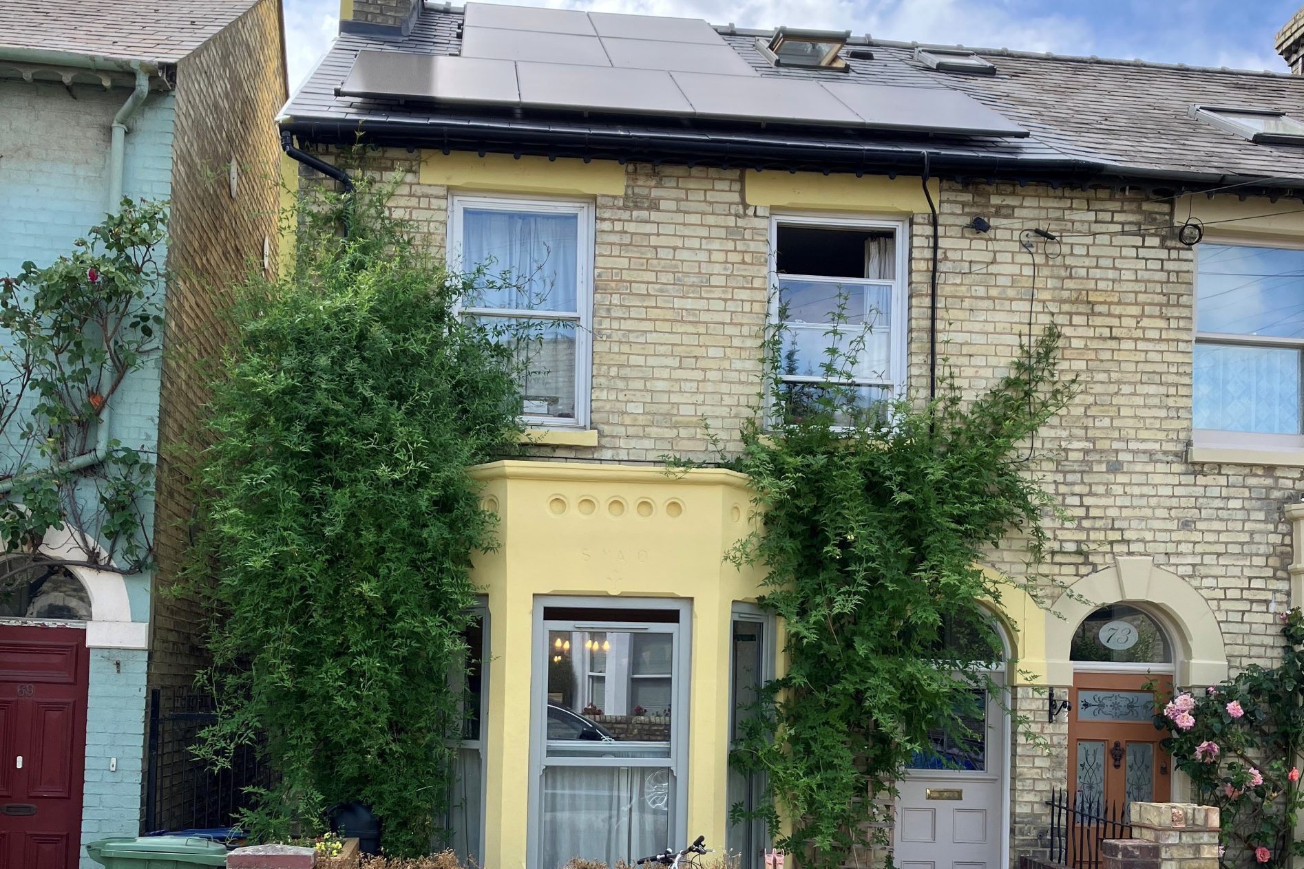 The Mayor's home with wall insulation and Solar PV, Abbey Rd